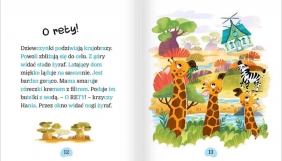 Uczę się czytać. Duże litery. Podział na sylaby. Przygoda na sawannie - Agata Giełczyńska - Jonik