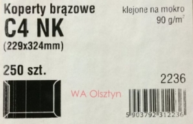Koperty C4 NK brązowe op. 250 sztuk