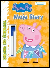 Peppa Pig. Zadania do ścierania. Moje litery