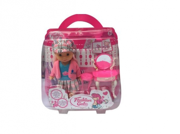 Lalka 26cm z akcesoriami w walizce