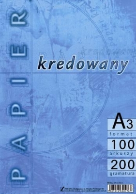 Papier kredowy Kreska A3 - biały 42 x 29,7 cm
