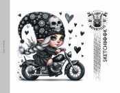 Szkicownik 200x143 24 stron 100g/m2 TW Gnomy