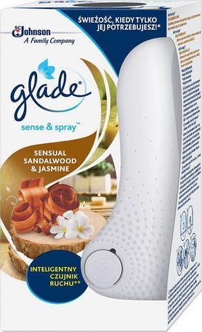 Glade sense & spray - Sensual Sandalwood & Jasmine - urządzenie + wkład 18ml