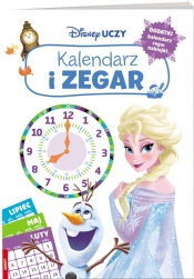 Disney uczy kraina lodu. Kalendarz i zegar