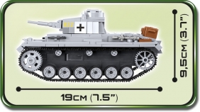 Historical Collection, WWII: Panzer III Ausf.E - niemiecki czołg średni (2523)