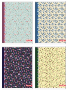 Zeszyty Dan-Mark Petit Flowers LAMINOWANY A5/80k linia (1082)