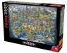 Puzzle 3000 Mapa Świata
