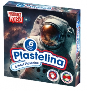 Plastelina szkolna - Kosmos, 6 kolorów