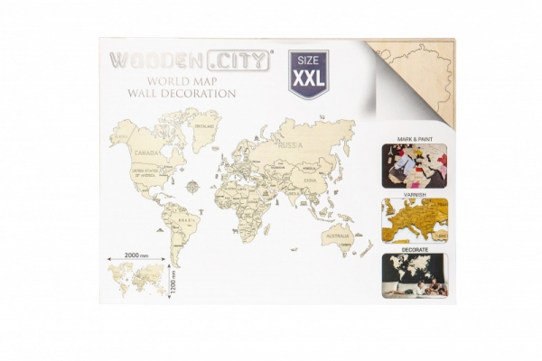 Mapa świata - rozmiar XXL (WM505/506/1)