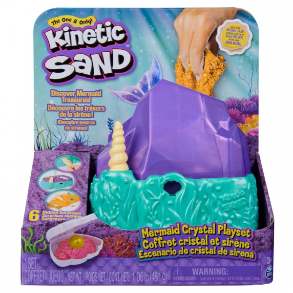 Piasek kinetyczny Kinetic Sand zestaw Syrenka (6064333)