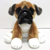 Pies Boxer Fluffy Fam maskotka 30cm