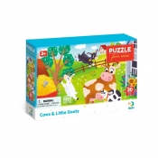 Puzzle - Krowy i kozy, 30 el. (DOB2237)