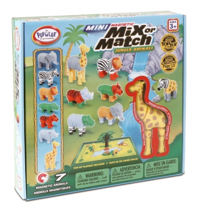 MalBlo Magnetic Mini Zwierzęta z dżungli