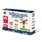Klocki małych geniuszy - kwiatki kulki, 160el. (125237)