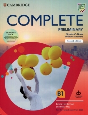 Complete Preliminary Student's Book Pack (SB wo Answers w Online Practice and WB wo Answers w Audio Download) - May Peter, Heyderman Emma