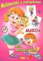 Malowanki z nalepkami - Madzia
