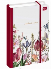 Kalendarz książkowy 2023 Flowers (A5 384 Mat+UV) (Uszkodzona okładka)