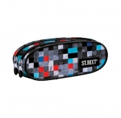 Piórnik saszetka dwukomorowa St.reet Pixels