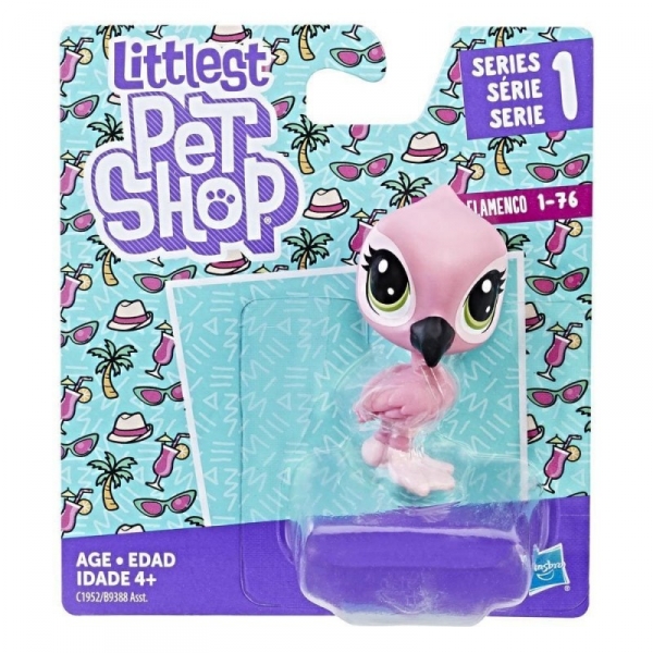 Littlest Pet Shop, Figurki podstawowe, Flamingo (B9388/C1952)