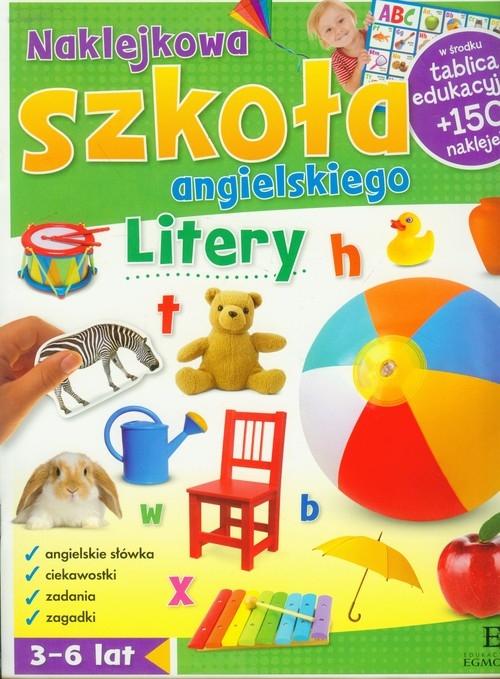 Naklejkowa szkoła angielskiego Litery