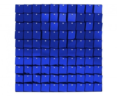Panel dekoracyjny niebieski czarne tło 30x30cm