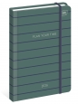 Kalendarz książkowy B6/192 - Mat+UV Navy