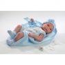 LLORENS Lalka noworodek błękitny kocyk (63523)