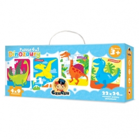CzuCzu Puzzle 4w1 Dinozaury (5615111)