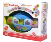 Domino dwujęzyczne Mądra Główka (80723)