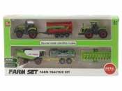 Zestaw traktorów i maszyn rolniczych