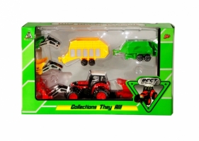 Traktor z przyczepami
