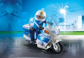 Playmobil City Action: Motor policyjny ze światłem LED (6923)