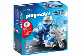 Playmobil City Action: Motor policyjny ze światłem LED (6923)