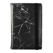 Notes A5 na gumkę kratka MARBLE N-25PR