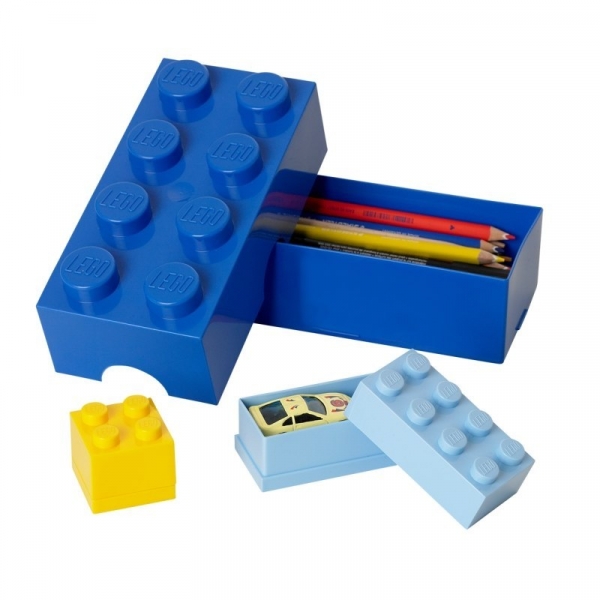 Lego, minipudełko klocek 8 - Czarne (40121733)