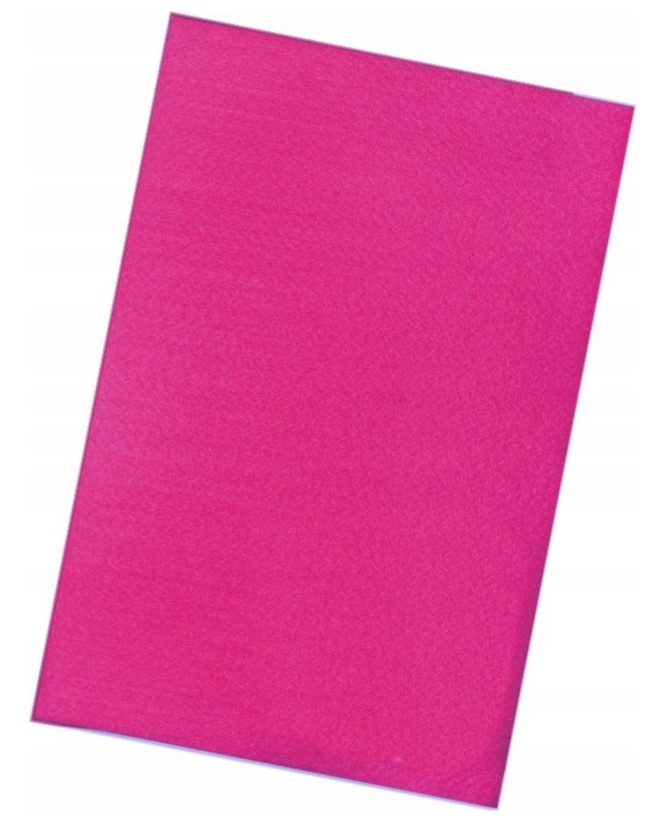 Filc dekoracyjny Folia Paper, 10 arkuszy - różowy (FO 5204-23)