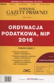 Ordynacja podatkowa, NIP 2016