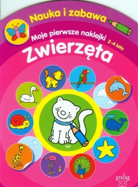 Zwierzęta Moje pierwsze naklejki 2-4 lata