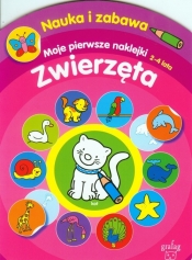 Zwierzęta Moje pierwsze naklejki 2-4 lata