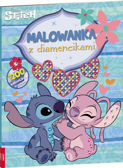 Disney stitch. Malowanka z diamencikami