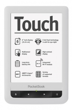 PocketBook Touch 622 (obudowa kolor biały&czarny)