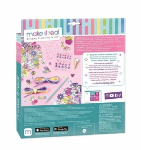 Make it real Ozdoby na buty Sticker Chic Rainbow, Zestaw kreatywny