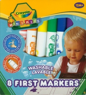 Flamastry Crayola zmywalne Mini Kids 8 sztuk (8324)