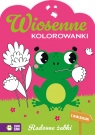 Wiosenne kolorowanki. Radosne żabki
