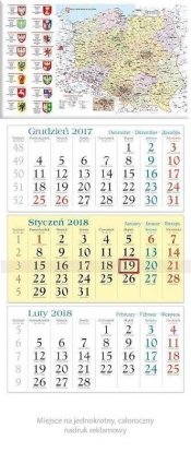 Kalendarz trójdzielny 2018 - Polska KT4