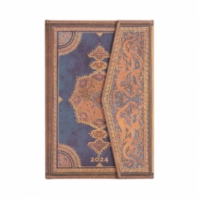 Kalendarz tygodniowy mini 2024 Safavid Indigo