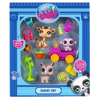<img src='https://webimage.pl/pics/240/5/d885561005240.jpg' style='height:440px' /> Littlest Pet Shop Zestaw Safari 3 figurki LPS00524