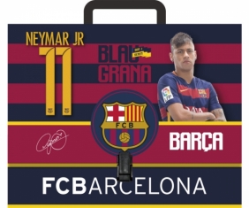 Teczka z rączką A4 FC Barcelona