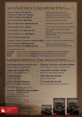 Plakat Składnie łacińskie