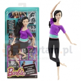 BARBIE Made to Move Lalki Purple Top (DHL81/DHL84)